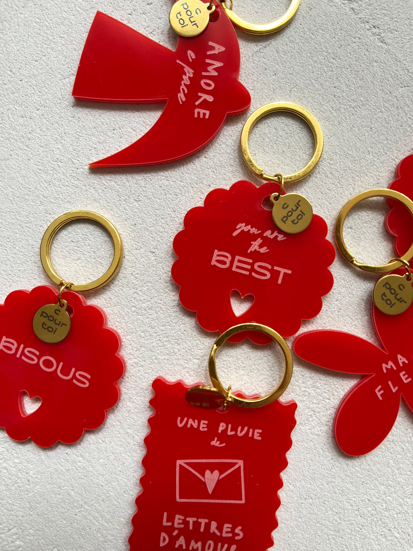 Porte-clés — Love letters