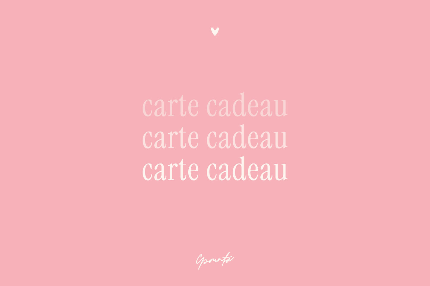 E-carte cadeau — c pour toi
