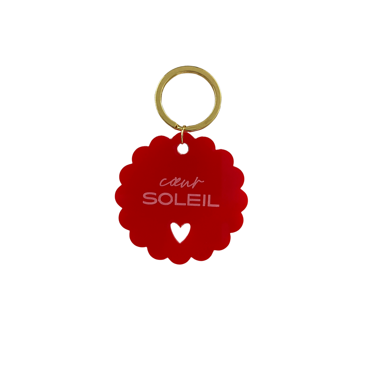 Porte-clés — Coeur soleil