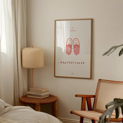 Affiche — En mode pantouflarde