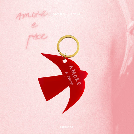 Porte-clés — Amore e pace