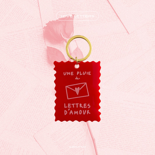 Porte-clés — Love letters