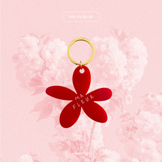 Porte-clés — Ma fleur
