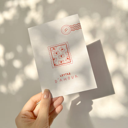 Love letters — Carte de vœux à message