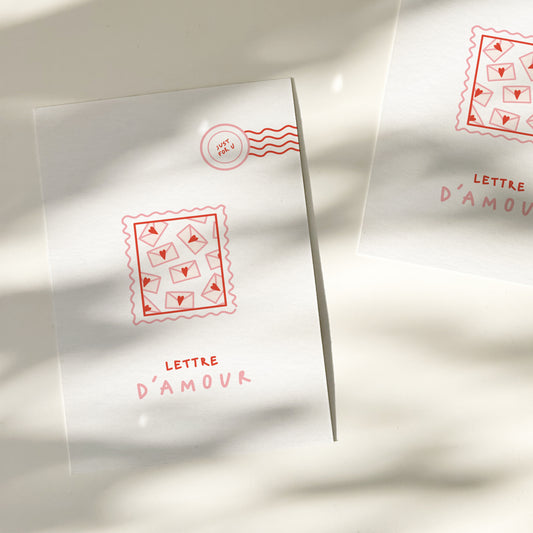 Love letters — Carte de vœux à message