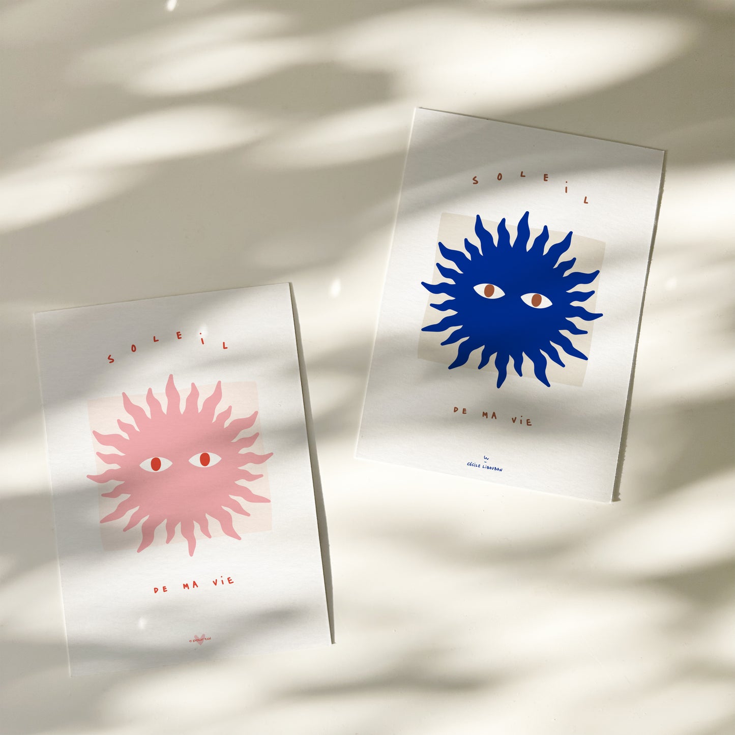 Soleil de ma vie — Carte à message