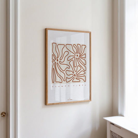 Affiche A4 — Flower vibes