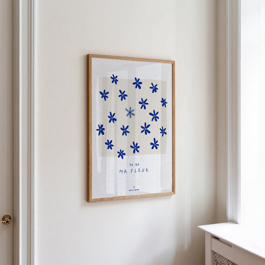 Affiche A4 — Tu es ma fleur