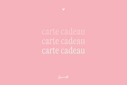 E-carte cadeau — c pour toi