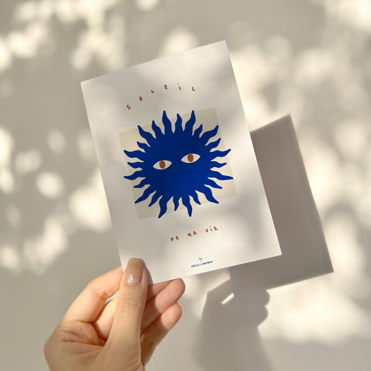 Soleil de ma vie — Carte à message