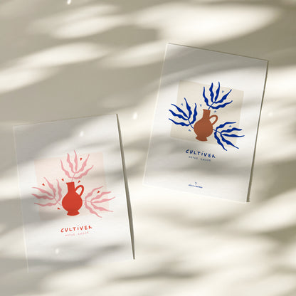 Cultiver notre amour — Carte de vœux à message