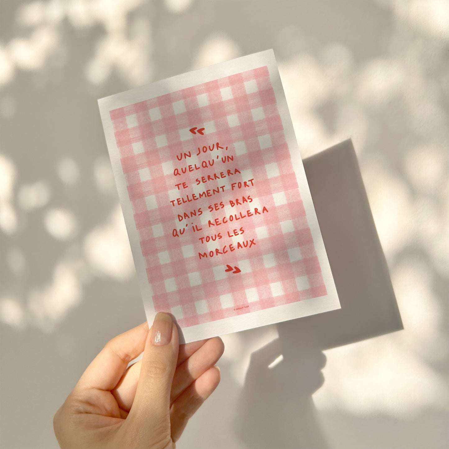 Hug therapy — Carte de vœux à message