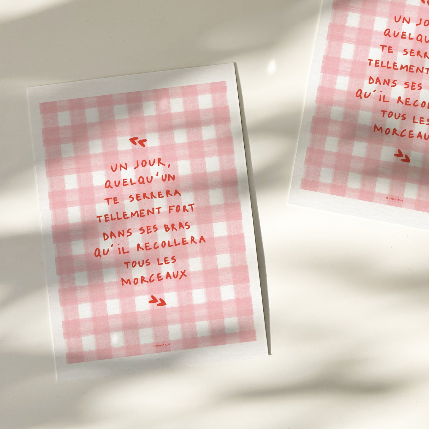 Hug therapy — Carte de vœux à message