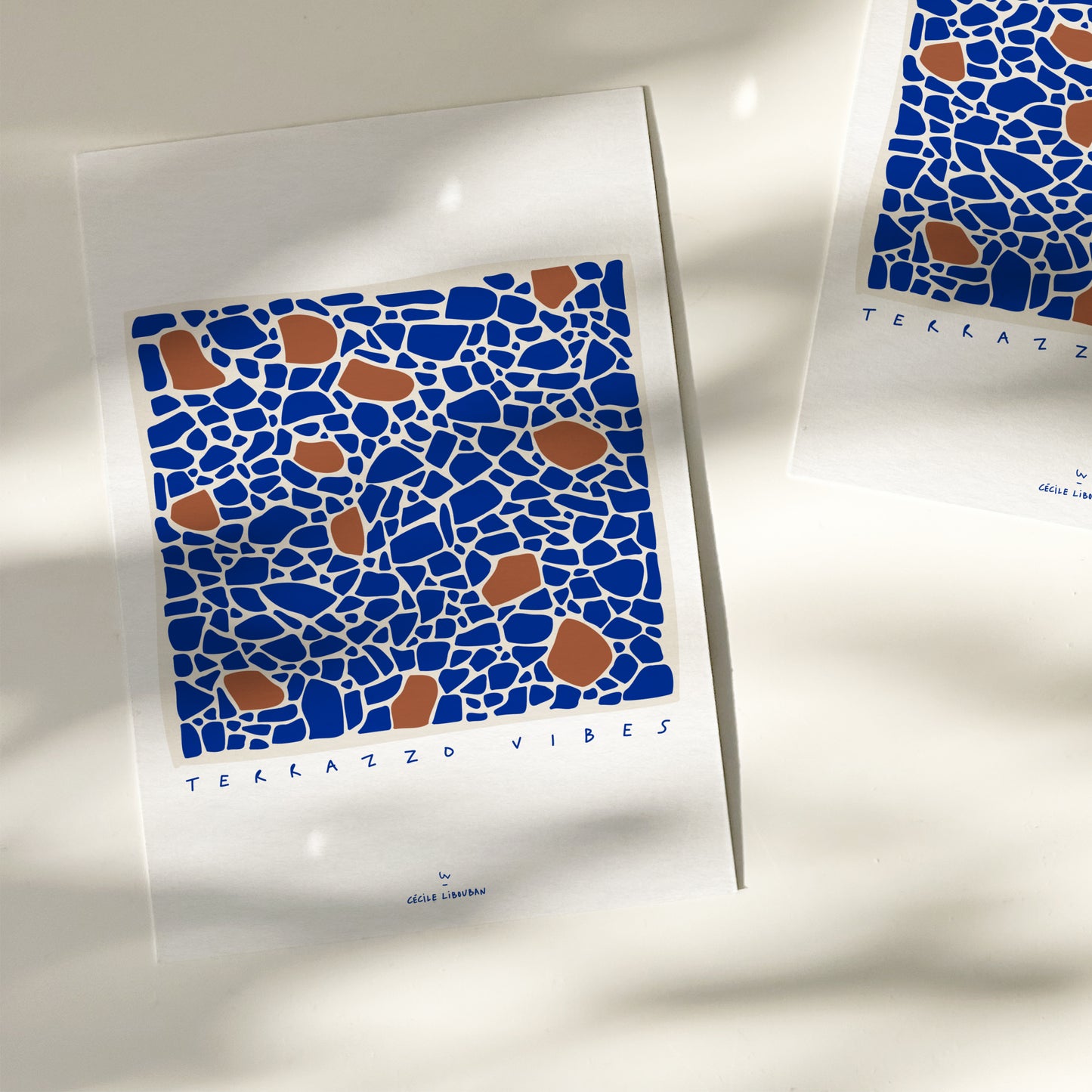 Terrazzo vibes — Carte illustrée