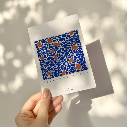 Terrazzo vibes — Carte illustrée