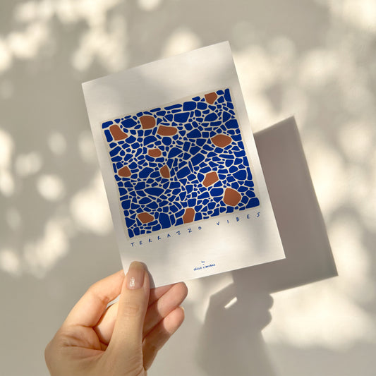 Terrazzo vibes — Carte illustrée